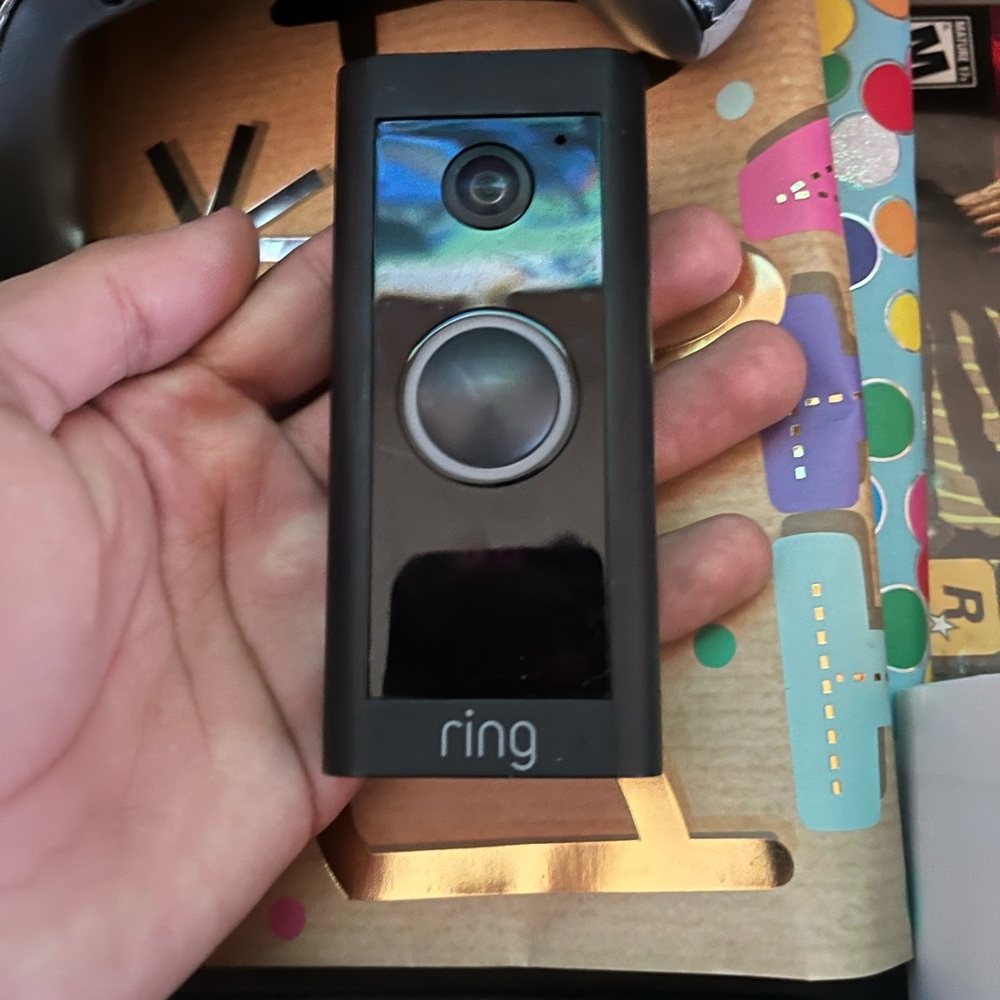 Ring Video Doorbell Backplate in Black
